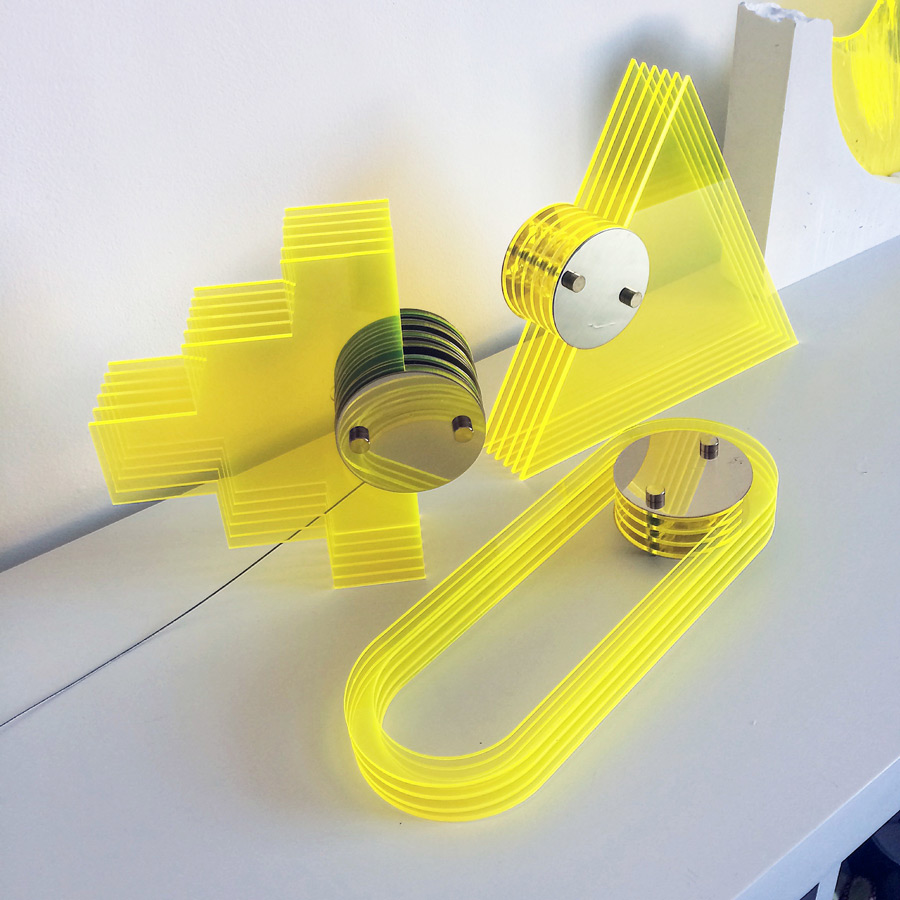 LED acrylic sculptures